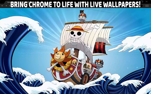 One Piece Boat Live Wallpaper :: Sail with the Straw Hat Pirates across stunning seas in the One Piece Boat Live Wallpaper! 🌊⛵