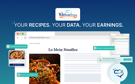KitchenPocket :: Save recipes from any website, build cookbooks, plan meals & track nutrition, your smart kitchen companion.