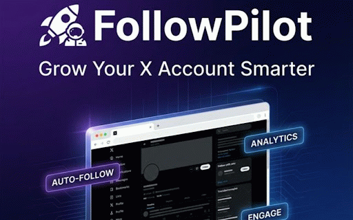 FollowPilot - Auto Follow & Unfollow for X (Twitter) :: Grow your X/Twitter fast! Mass follow & unfollow with smart filters, gender detection, and one-click automation.