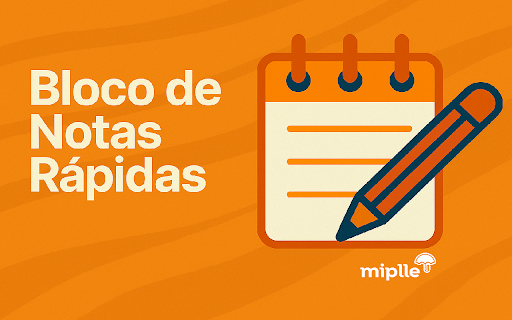 Bloco de Notas Rápidas e Anotações :: Notas rápidas com título, exportação e modo claro/escuro, agora com modo expandido. Desenvolvido pela miplle.