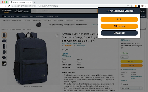 Amazon Link Cleaner :: Create clean, short Amazon links instantly. Removes tracking parameters and shortens URLs.