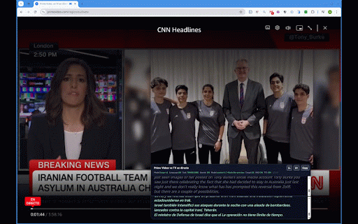 Audio Transcription & Live Interpreter :: Real-time transcription, live translation, and speech-to-speech playback for browser audio. Includes Subtitle TTS for videos.
