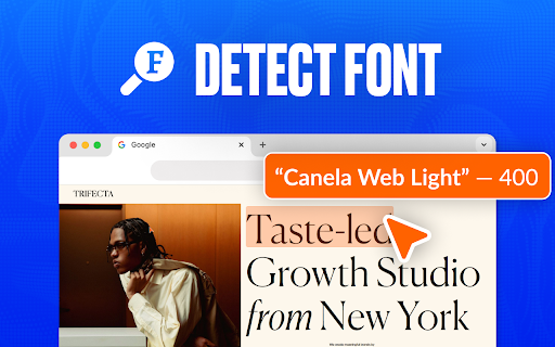Detect Font :: Discover Detect Font to identify font quickly and easily. Use what the font and style identifier tools directly in your browser.