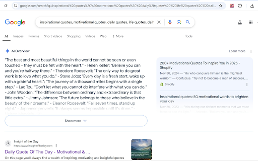 Daily Quotes Search :: Quickly search for inspirational and motivational quotes.