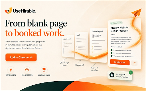 Usehirable :: Usehirable helps job seekers detect job applications, tailor documents, and autofill selected fields.