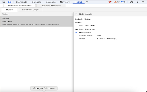 NetLab - Network Debugging Proxy :: Chrome DevTools network proxy for intercepting, modifying, and debugging HTTP requests. Like Fiddler/Charles but built into DevTools