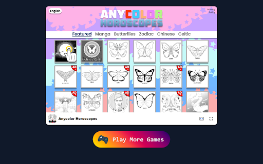 Anycolor Horoscopes - Color Zodiac-themed drawings with unique palettes! :: Unlock your creativity with Anycolor Horoscopes, a unique coloring game inspired by the Zodiac.