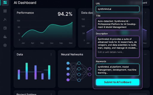 AIToolboard Extension :: Discover, search, and submit AI tools to AIToolboard.com directly from your browser tab.
