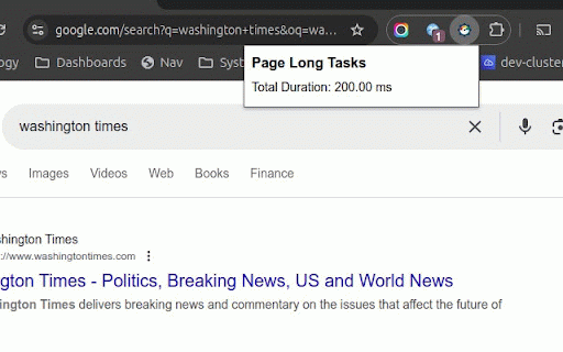 Long Task Observer :: Collects long task performance data and displays it.