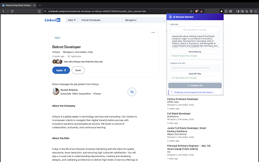 AI Resume Matcher :: Match Resume with Job Description using AI