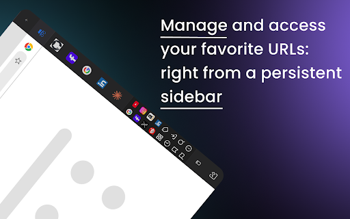 URL Sidebar Manager :: A persistent sidebar to manage and access your favorite URLs