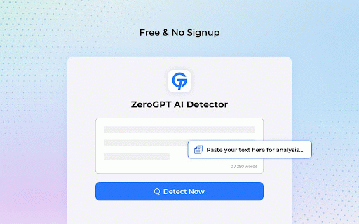 ZeroGPT Plus :: Advanced AI text detection and analysis tool - powered by ZeroGPT Plus technology
