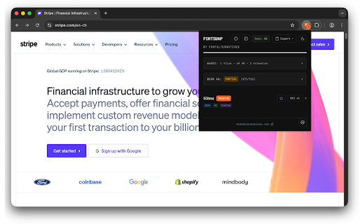 FontSwap :: Identify fonts on any site, highlight usage, and swap to free alternatives.