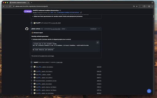 Toggle GitHub Details in Comments :: Toggle all <details> within GitHub PR/issue comments by clicking the toolbar button.