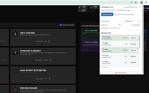 LocalStorage Backup :: Back up any website's localStorage to your own Google Drive on a schedule. Perfect for preserving idle-game saves.
