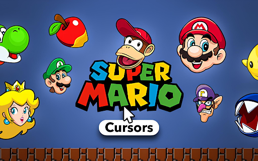 Super Mario Cursor ★ Custom Cursor for Chrome™ :: Browse with 90+ Super Mario cursors: Mario, Luigi, Peach, Bowser & more!