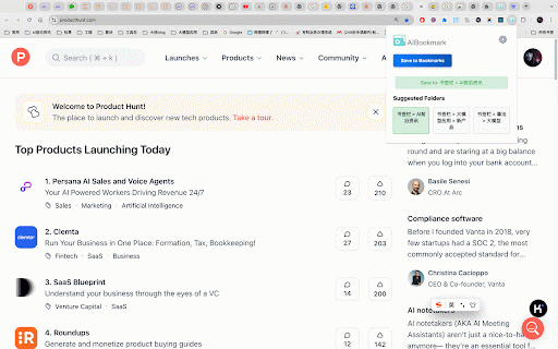 Smart Bookmark Assistant :: AI-powered bookmark organizing assistant