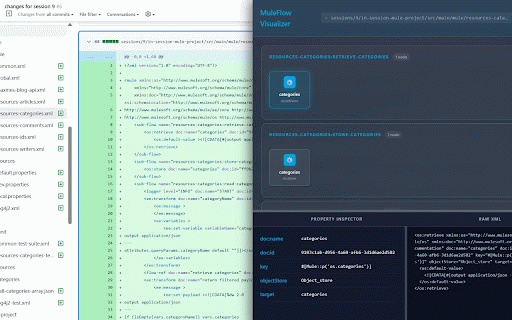 MuleFlow Visualizer for GitHub :: Visualize MuleSoft XML files as flow diagrams directly in GitHub.