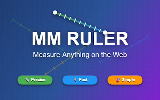 MM Ruler :: A simple millimeter ruler for measuring elements on web pages