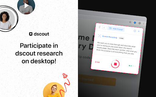 dscout :: Participate in dscout missions by answering research study questions and recording or uploading media.