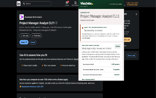 VisaJobs Ireland: Job Check :: Check employer permit history, sponsorship wording and likely Irish permit routes while viewing a job.