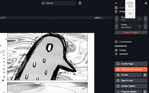 mangadex-override-offset :: Toggle extension for overriding double page offset on Mangadex.