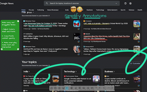 Scribble Pad :: Scribble Pad turns any website into your personal canvas. Draw, sketch, write notes, capture screenshots and annotate in real time.