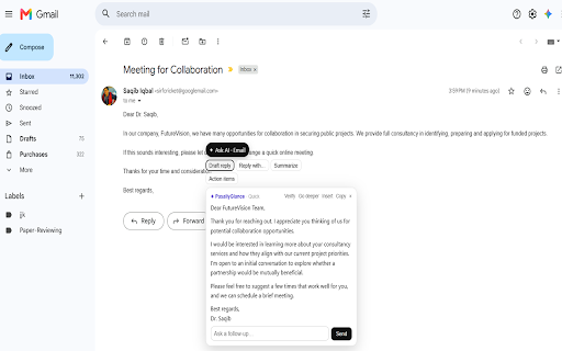 Glimpsa — AI at Your Cursor & Sidebar :: AI at your cursor and in your sidebar: select or right-click anything for an instant, context-aware answer. Privacy-first.
