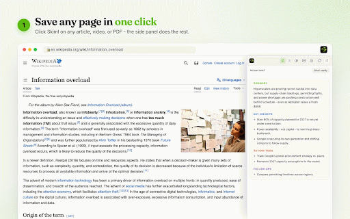 Skiml :: Skim any page. Get the brief that matters.