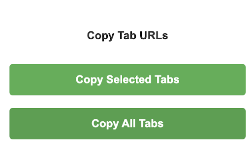 Copy All Selected Tab URLs :: Copy URLs from selected or all open tabs with one click or keyboard shortcut. Save history for quick access later.
