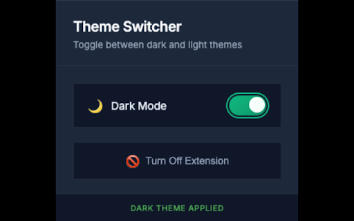Theme Switcher - Dark/Light Mode :: Instantly toggle any website between beautiful dark and light themes with smart logo preservation and elegant styling.