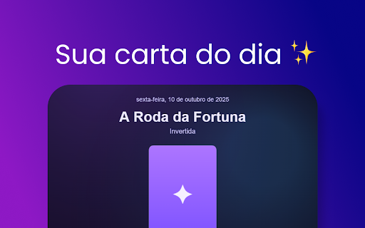 Tarô do Dia :: Receba uma carta de tarô diariamente com interpretações para vida geral, trabalho, amor e saúde. Offline e sem custos.