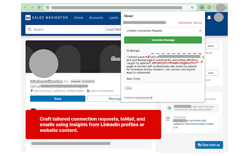 Voxer - Personalized messaging made easy :: AI-powered personalization for every message you send. Perfect for recruiters, sales, and job seekers. 🚀