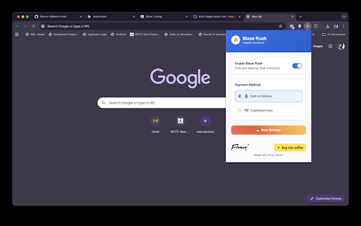 Blaze Buy - Instant Checkout :: Blazing-fast e-commerce checkout automation with customizable payment options
