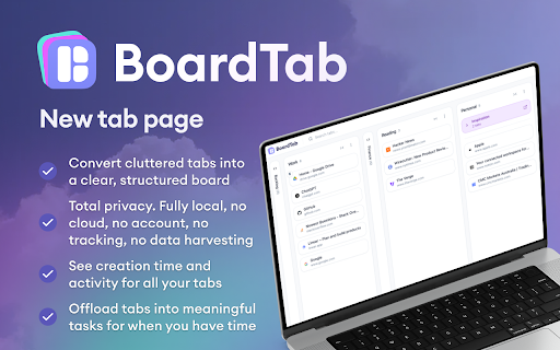 BoardTab – Visual Kanban Tab Manager with Tab Analytics :: Visual Order for Tab Hoarders
