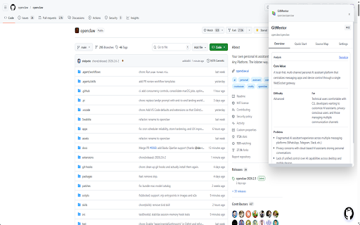 GitMentor - GitHub Project Learning Assistant :: Learn GitHub projects smarter: understand, use, and read source code in 5-10 minutes
