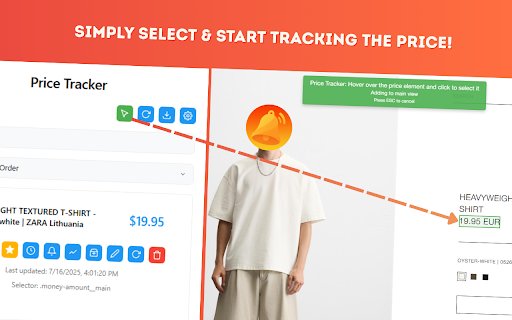 Price Tracker - Deal Alerts & Price History :: Automatically track prices on any site. Get instant price drop alerts, view price history charts, and save money. Free trial!