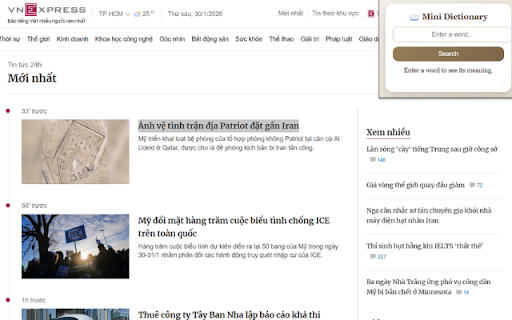Noble Mini Dictionary :: A simple offline mini dictionary with a classic and elegant design.