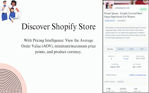 StoreLens: Analytics for Shopify :: Professional store analysis tool. Inspect products, tech stack, traffic estimates, and marketing insights instantly.