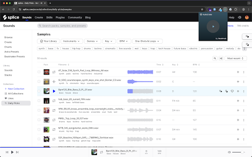AutoCrate by BeatHub :: Auto-play Splice and LANDR samples. Crate-dig while you do anything else.