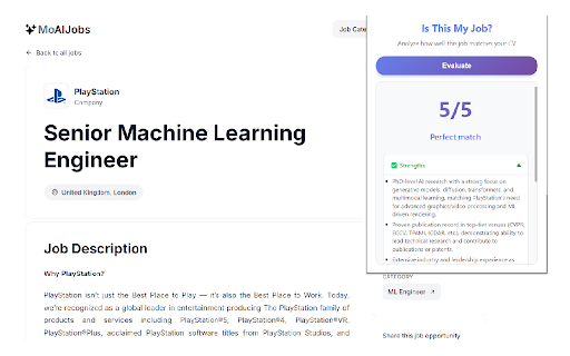 Is This My Job? :: Analyze job postings against your CV using AI