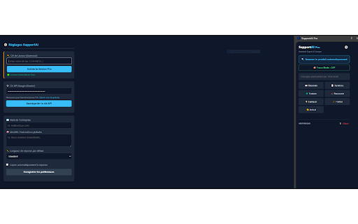 SupportAI Pro :: Assistant IA Expert & Scraper E-commerce pour travailleurs distants.