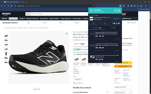 PriceWave — Amazon Price Tracker :: Trackea cambios de precio en Amazon y recibe notificaciones en tiempo real.