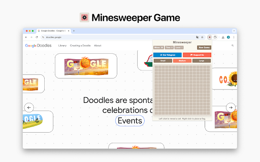 Minesweeper Game :: Classic Minesweeper game with a modern minimalist style