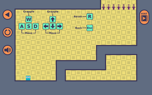 Grapple Grip Game - Swing Through Challenging Physics-Based Levels! :: Enjoy thrilling physics platforming with unique grappling in this free extension!
