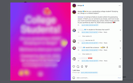 InstaTimestamp :: See the exact time Instagram posts were published. Replaces vague times like '2h' with precise timestamps. Supports 120+ timezones.