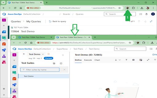 Open Test Plan View :: Opens the test plan in Azure DevOps Test Plans Hub