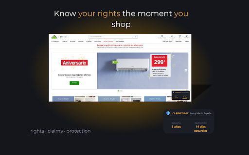 ClaimForge - rights | claims | protection :: Your EU consumer rights assistant. Warranties, returns and legal claims directly in your browser.
