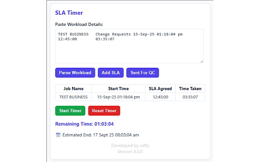 SLA Time Tracker :: Track workload deadlines with SLA-aware timers and keeps you on schedule