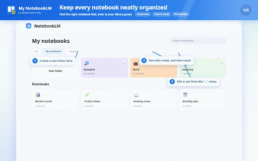 My NotebookLM :: Productivity tools for Gemini Notebook (NotebookLM), Gemini, and ChatGPT - export chats, bulk-delete items, and manage prompts.